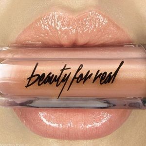 Beauty for Real lipgloss in “Sunlight”